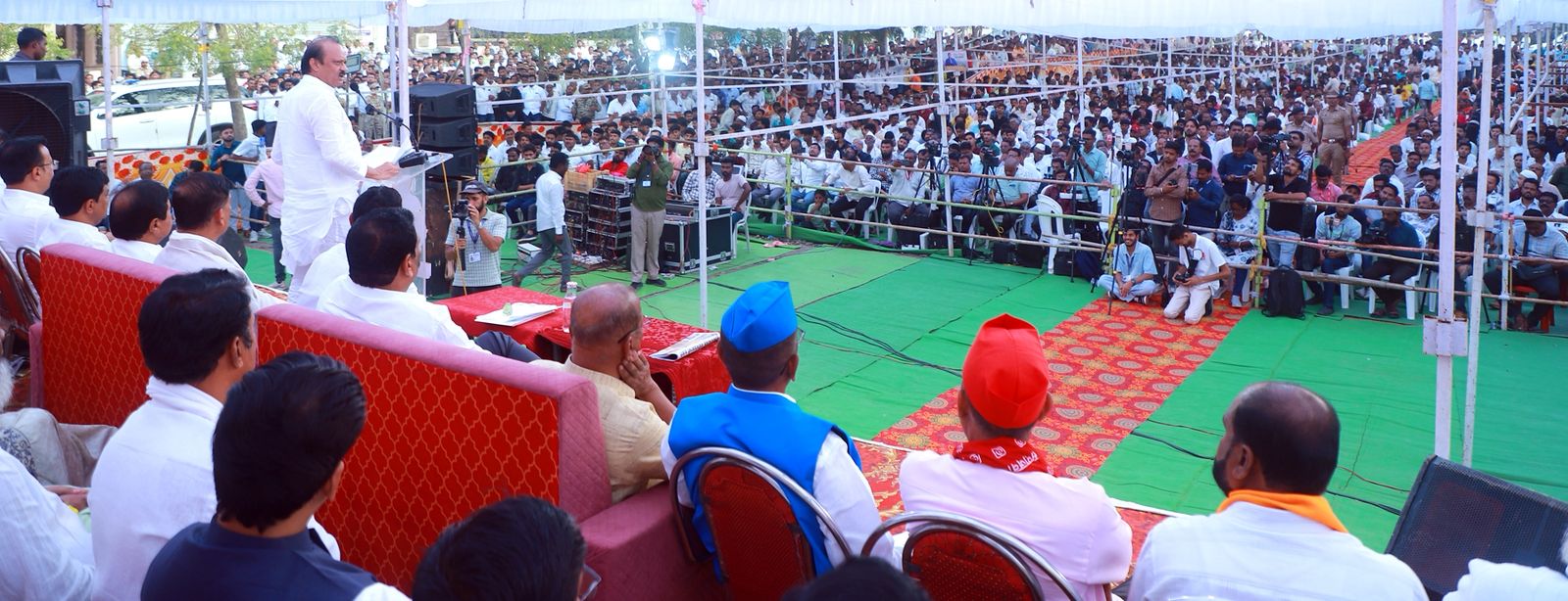 *लोक विकास महाआघाडीच्या विजयावर शिक्कामोर्तब करणारी उपमुख्यमंत्री ना.अजितदादा पवार यांची रेकॉर्ड ब्रेक सभा*