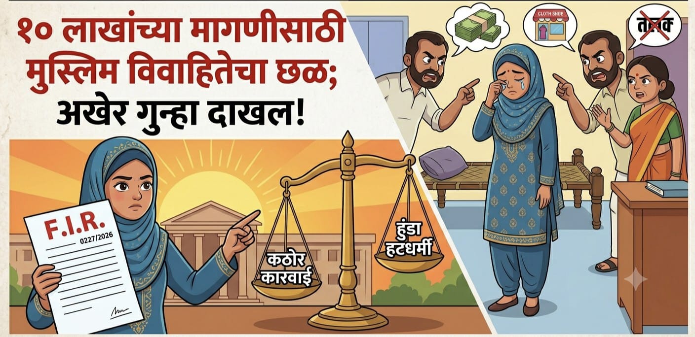 *कपड्याच्या दुकानासाठी १० लाखांची मागणी; अंबाजोगाईत विवाहितेचा छळ, सासरच्या चौघांवर गुन्हा दाखल!*